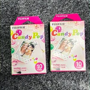 Two ( 2 ) pack - Fujifilm Candy pop Instax Mini Instant film 20 sheets
